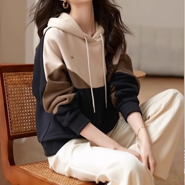 Dragan Pulse-Color Block Hoodie