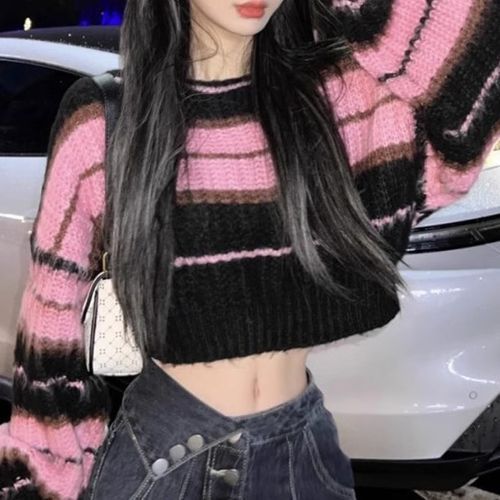 Sweater crop blackpink hot sale