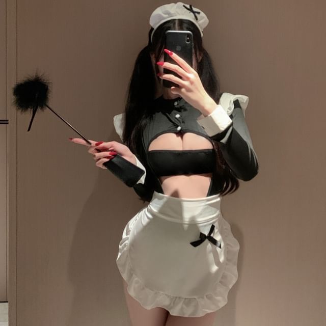 Hotty-Maid Lingerie Costume Set