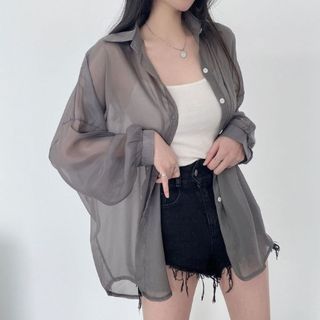 sheer chiffon top
