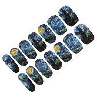 gizmi star night print nail art stickers yesstyle