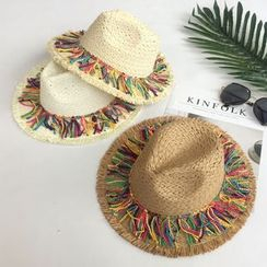 Pompabee - Straw Sun Hat Pompabee - Straw Sun Hat