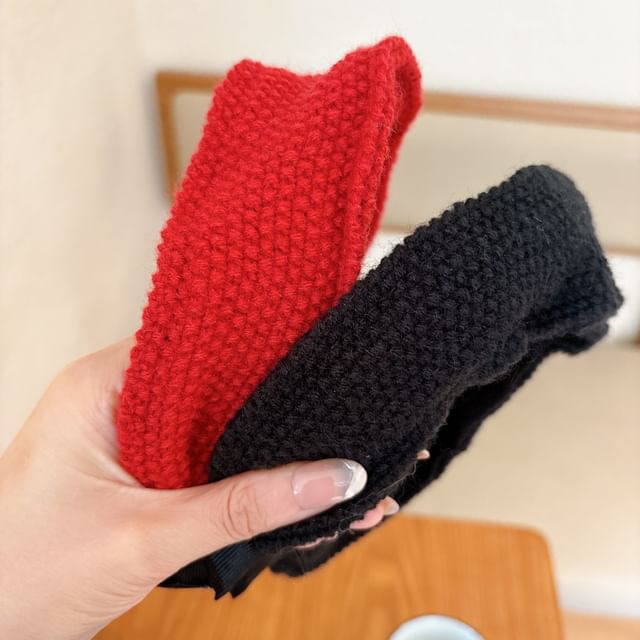 Kiren-Shirred Fabric Headband