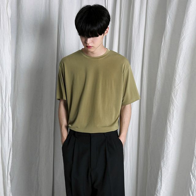 MRCYC-Short-Sleeve Plain T-Shirt