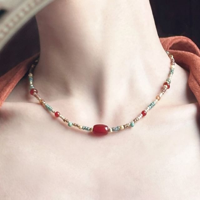 pexrl jewelry-Beaded Necklace