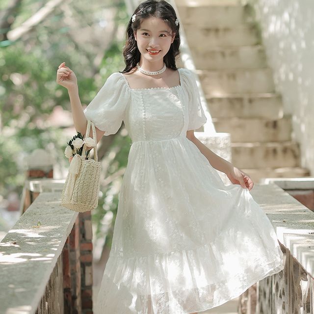 wedding dress off the shoulder lace Off-Shoulder Tube Top Lace Applique Bride Gowns Off-Shoulder Sleeveless Pleated A-Line Wedding Dress Ivory / US8 main image 1