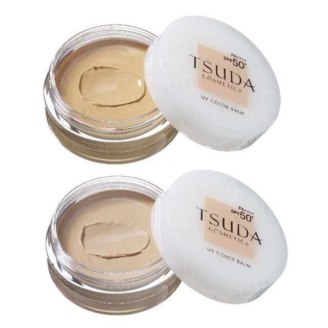 化粧下地 TSUDA COSMETICS SKIN BARRIER & UV COLOR TSUDA SETSUKO - UV Color Balm SPF 50+ PA++++ 10g | YesStyle