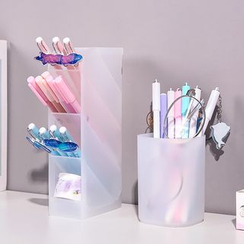 Eranso - Frosted Plastic Pen Holder Eranso - Frosted Plastic Pen Holder