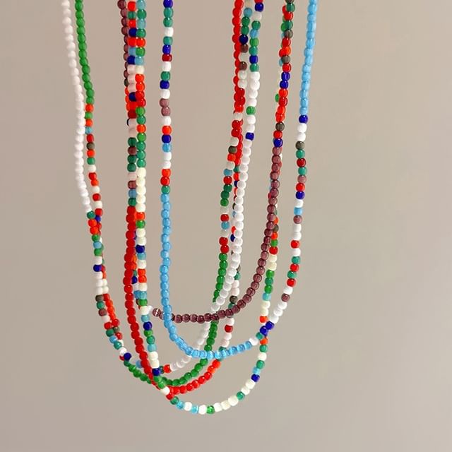 Rodiv-Bead Plastic Choker