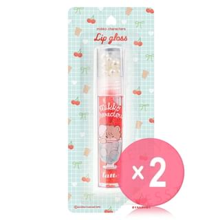 Maruka - Mikko Lip Gloss Latte 2pcs Bundle Set