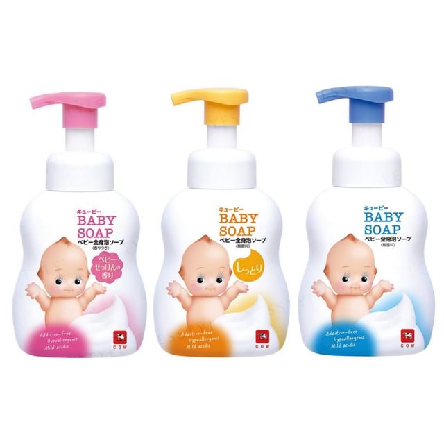 Cow Brand Soap-Savon bébé 400 ml 3 sortes