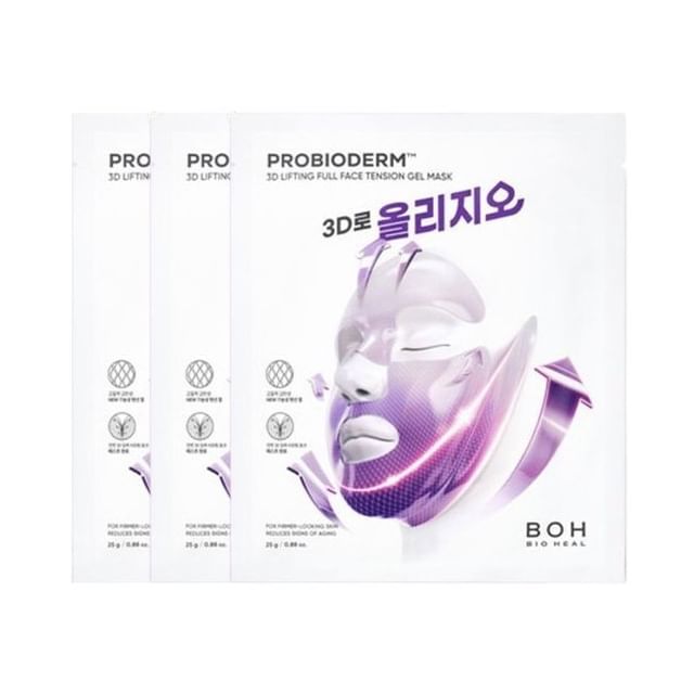 BOH PROBIODERM 3D LIFTING GEL MASK プランエス BIOHEAL BOH - Probioderm 3D Lifting Full Face Tension Gel