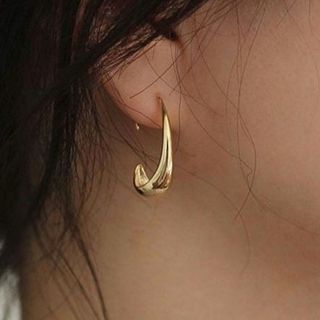 Hansha-Polished Sterling Silver Drop Earring