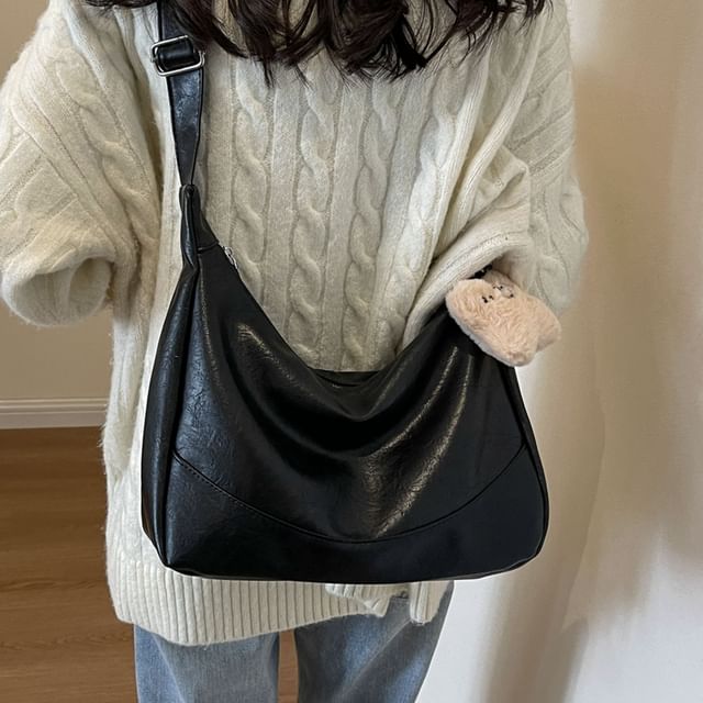 KOCORE-Faux Leather Crossbody Bag