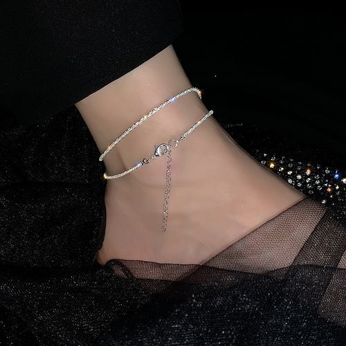 Rhinestone Chain Anklet