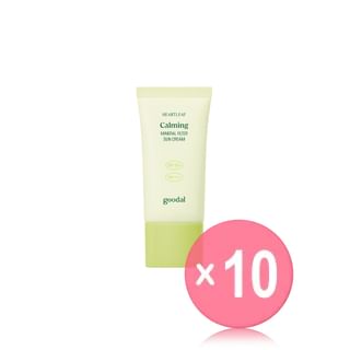 Goodal - Heartleaf Calming Mineral Filter Sun Cream Mini (x10) (Bulk Box)