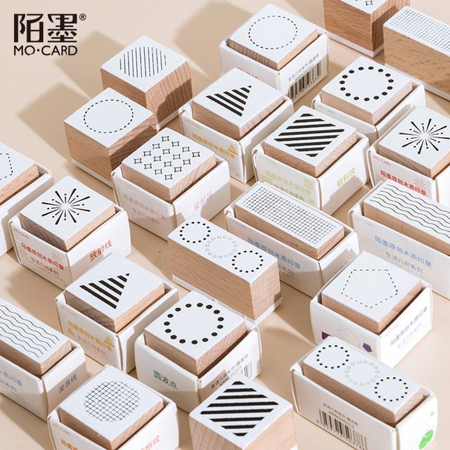 Monez-Wooden Stamp various designs
