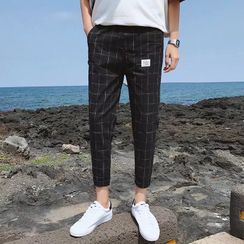 Odin King - Plaid Cropped Pants Odin King - Plaid Cropped Pants