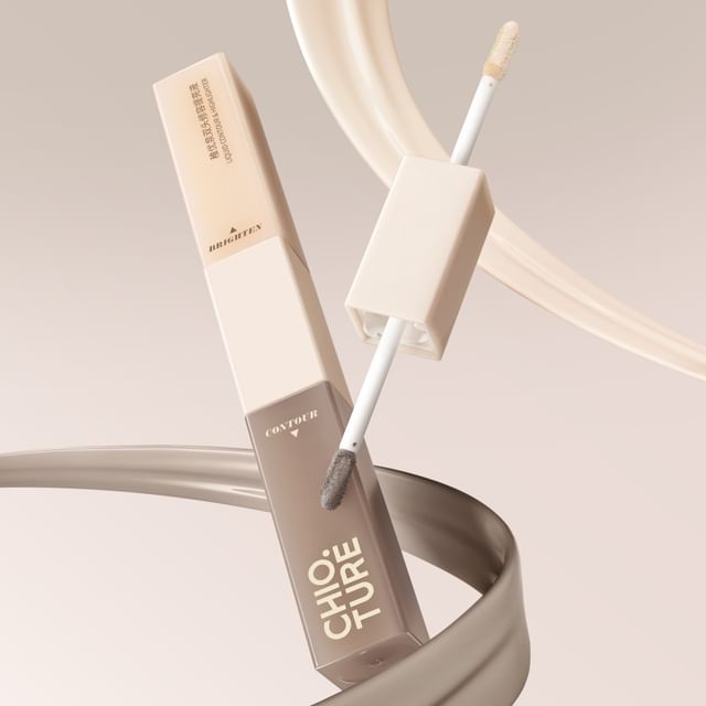 CHIOTURE - Dual-Ended Liquid Contuor & Highlighter | YesStyle