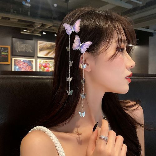 Ivory Flower Enamel Flower Hair Vine Chain| Lily Luna Edinburgh Jewellery  Boutique