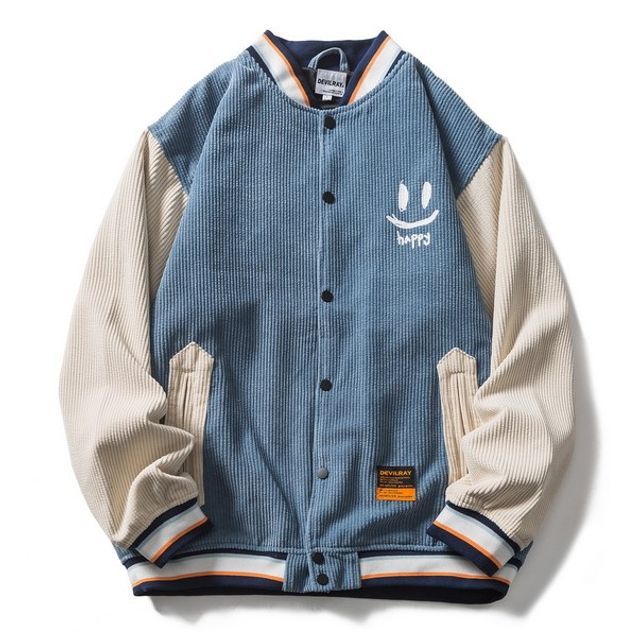 block corduroy jacket