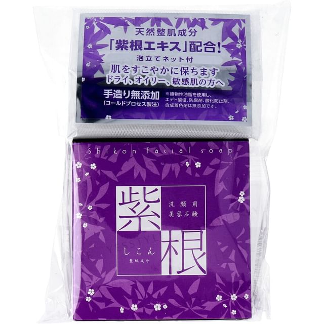 S-LABO-Red-root lithospermum Soap With Foaming Net