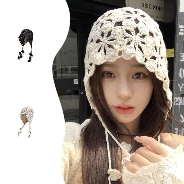 TAAK-Crochet Lace Bucket Hat