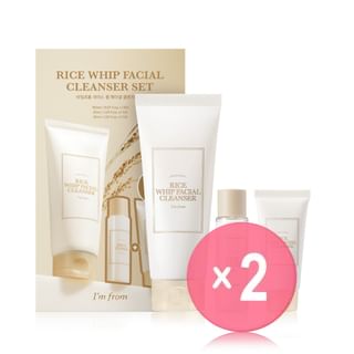 I'm from - Rice Whip Facial Cleanser Set 2pcs Bundle Set