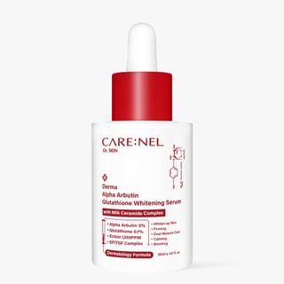 carenel derma alpha arbutin glutathione whitening cream Serum Size:200 mg this cream targets areas Doctor's Best Glutathione + حبوب نضارة الوجه