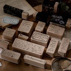 Monez - Wooden Stamps (various designs) Monez - Wooden Stamps (various designs)