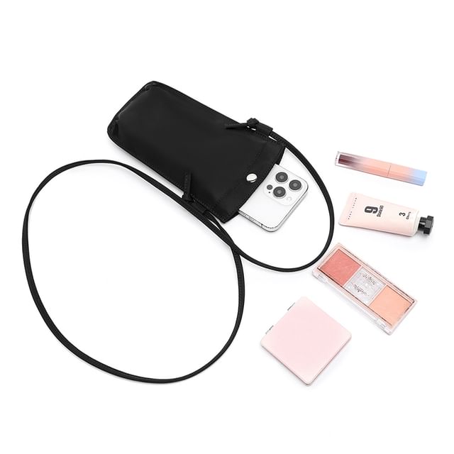 Melois-Plain Crossbody Phone Pouch