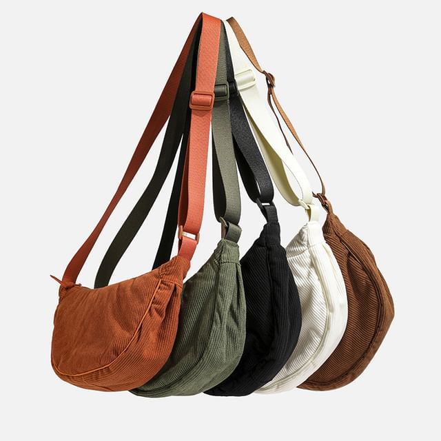 Milha-Corduroy Crossbody Bag