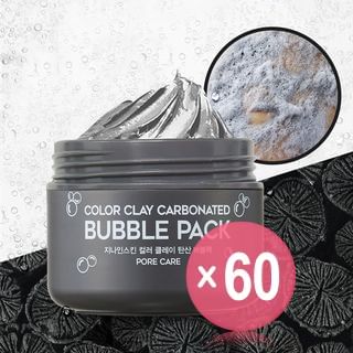 G9SKIN - Color Clay Carbonated Bubble Pack 100ml (x60) (Bulk Box)