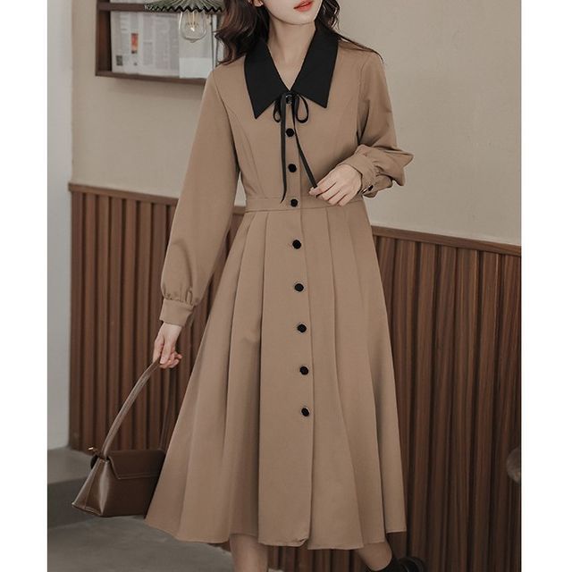 knee length dresses for ladies Connie Dress – Black 6 / Black