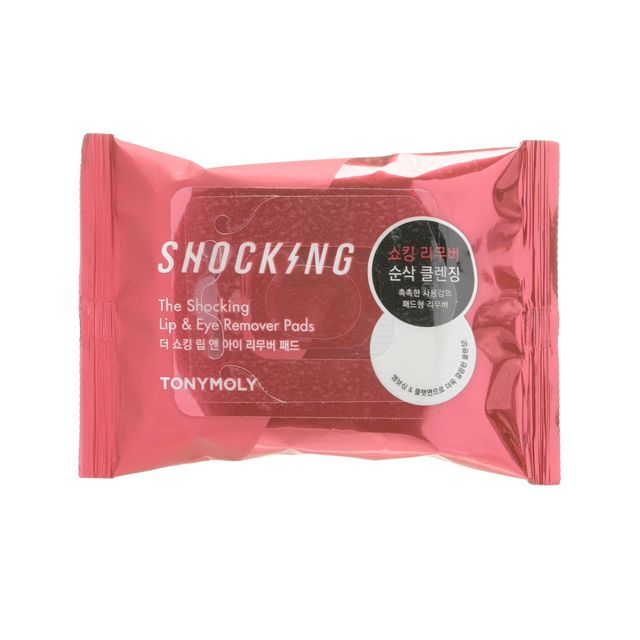 TONYMOLY-The Shocking Lip Eye Remover Pads