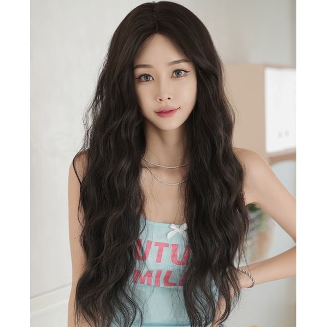 SEVENQ-Long Full Wig - Wavy