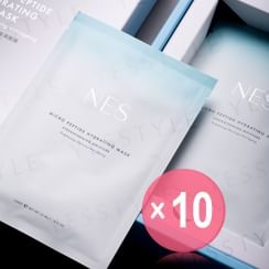 NES cosmetics - Micro Peptide Hydrating Mask (x10) (Bulk Box)