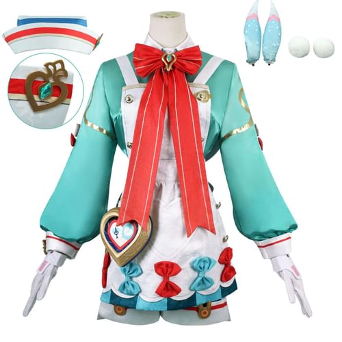 Genshin Impact Sigewinne Cosplay Costume Set