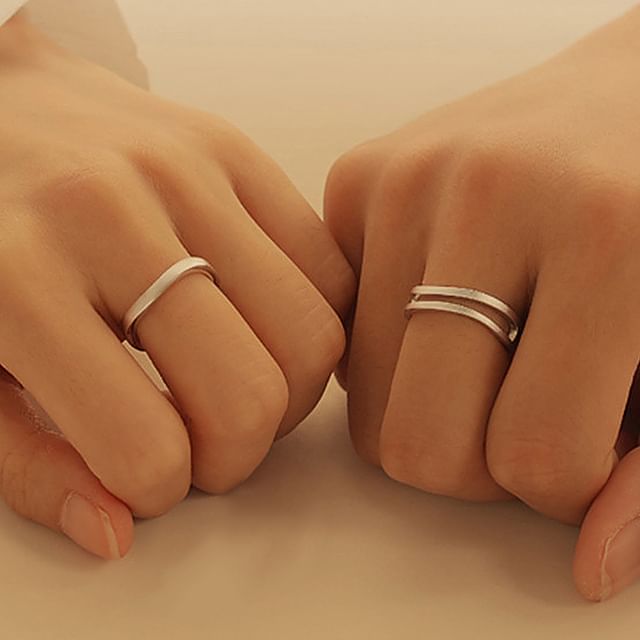 Tinseltown-Couple Matching Metal Ring