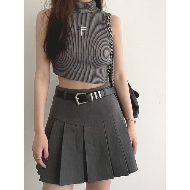 CIMAO-Faux Leather Belt