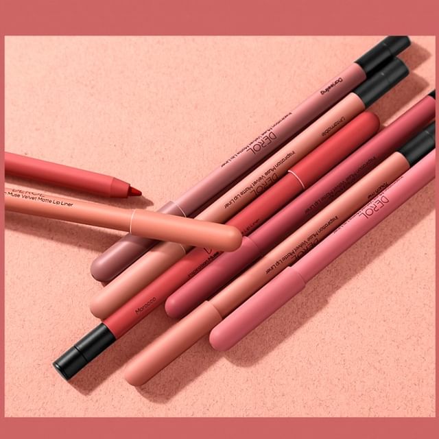 DEROL-Inspiration Muse Velvet Matte Lip Liner - Lápis Labial - 1-4
