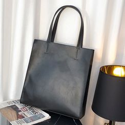 BagBuzz - 纯色仿皮手提袋 BagBuzz - 纯色仿皮手提袋
