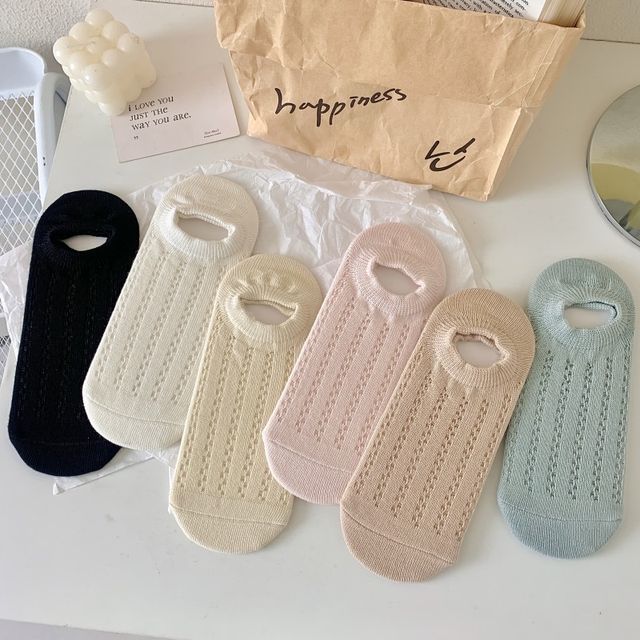 Gentiana-Plain No-Show Socks