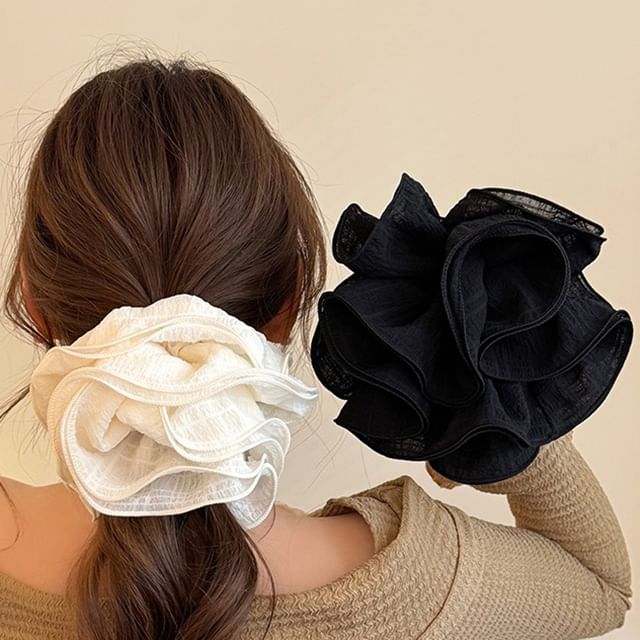 LIDO-Plain Layered Scrunchie