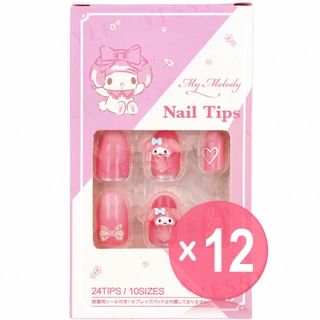 Santan - Sanrio My Melody Nail Tips (x12) (Bulk Box)