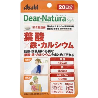 Asahi - Dear-Natura Style Folic Acid x Iron & calciums