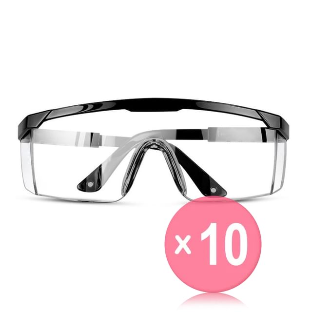 BoHo-Plastic Protective Goggles 10pcs Bundle Set