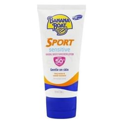 Banana Boat - Sport Sensitive Mineral Based Sunscreen Lotion SPF 50+ PA++++
