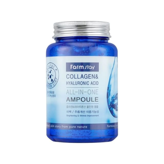 Farmstay-Ampułka All-In-One z kolagenem i kwasem hialuronowym-250 Ml