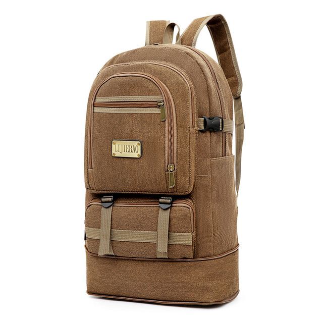 Parudolyn Canvas Hiking Backpack YesStyle